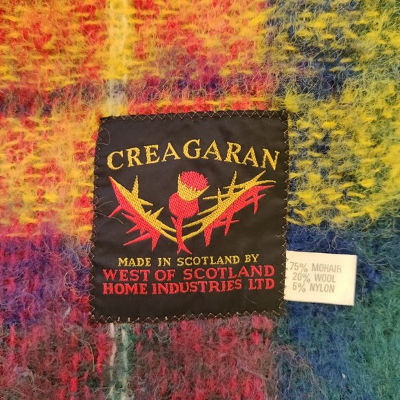 Vintage Creagaran Wool Blend Blanket Scotland - Picture 4 of 4